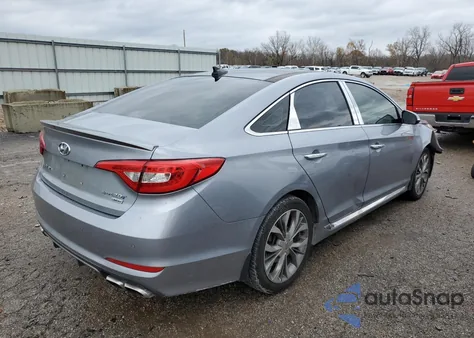 2015 Hyundai Sonata Sport из США, поврежденный, VIN 5NPE34AB4FH226820